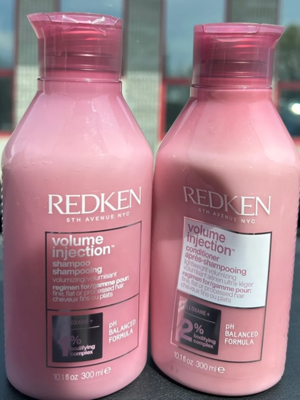 NWT REDKEN Volume Injection Shampoo & Conditioner Set 10.1 oz 300ml Duo
